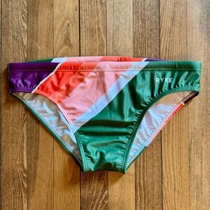 Ryke Swim Brief | 32” | Green & Orange
